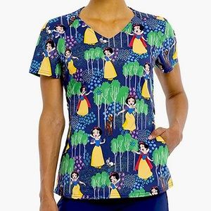 Tooniforms Snow White scrub top